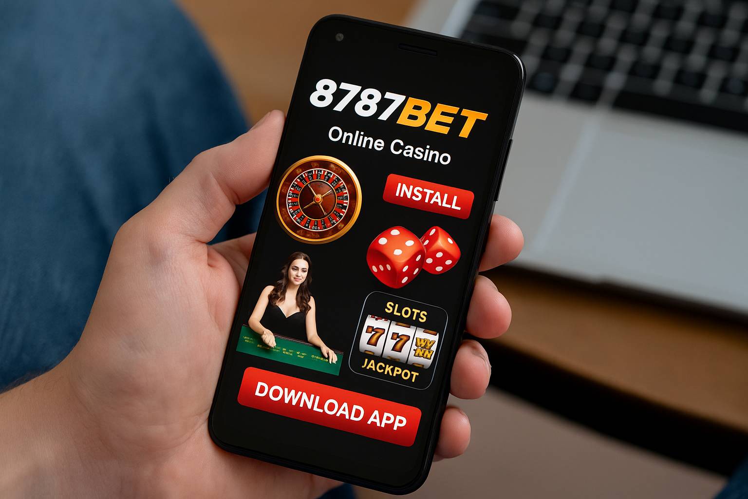 Baixar o 8787BET Cassino App