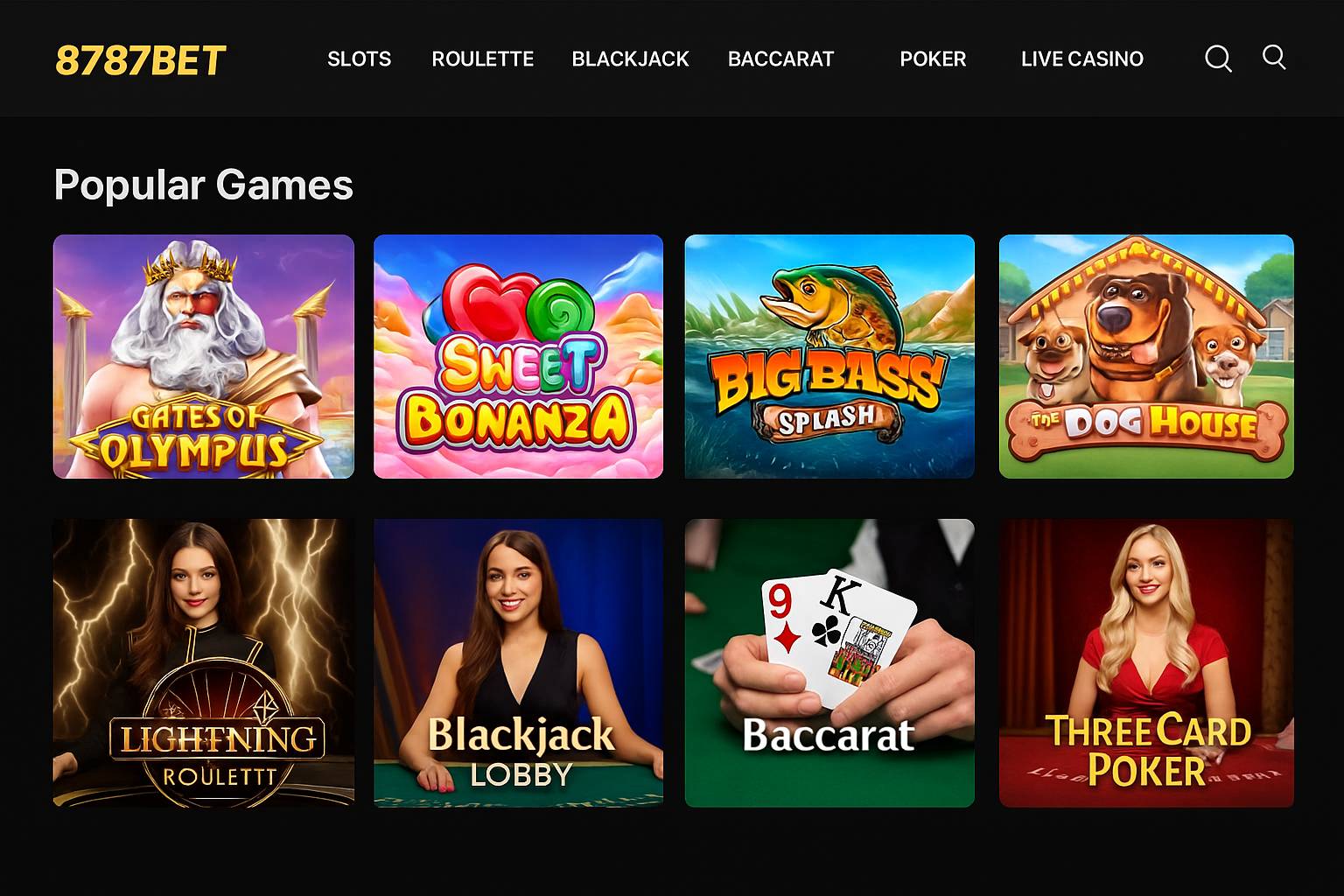 Jogos de cassino online inovadores e emocionantes na 8787BET